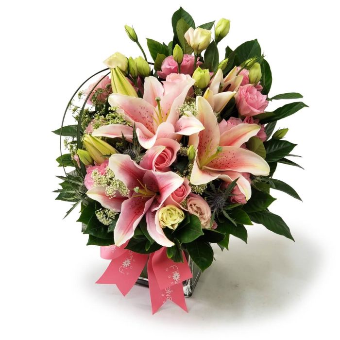 Love Lasts Forever flower arrangement